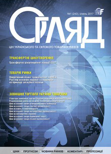 «ОГЛЯД ЦІН УКРАЇНСЬКОГО ТА СВІТОВОГО ТОВАРНИХ РИНКІВ»