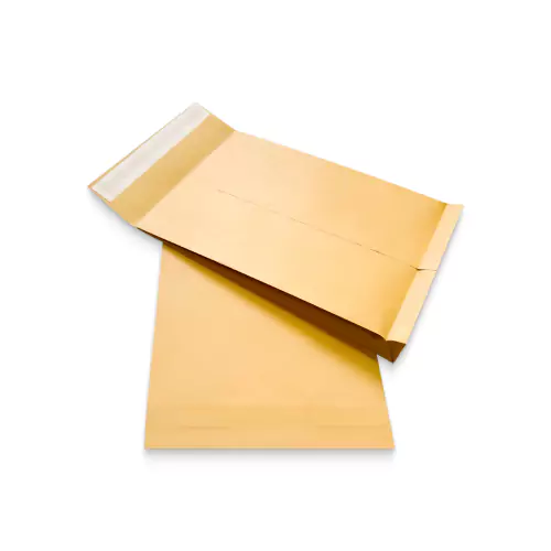 C5 kraft paper envelope with extensions on the sides